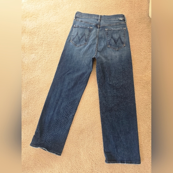 Mother The Rambler Ankle Don't Mind Me Jeans in Blue Size 31 - Picture 8 of 9